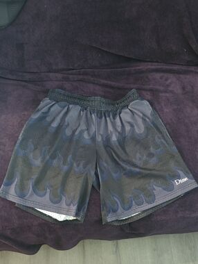 Dime Space Flame Mesh Shorts